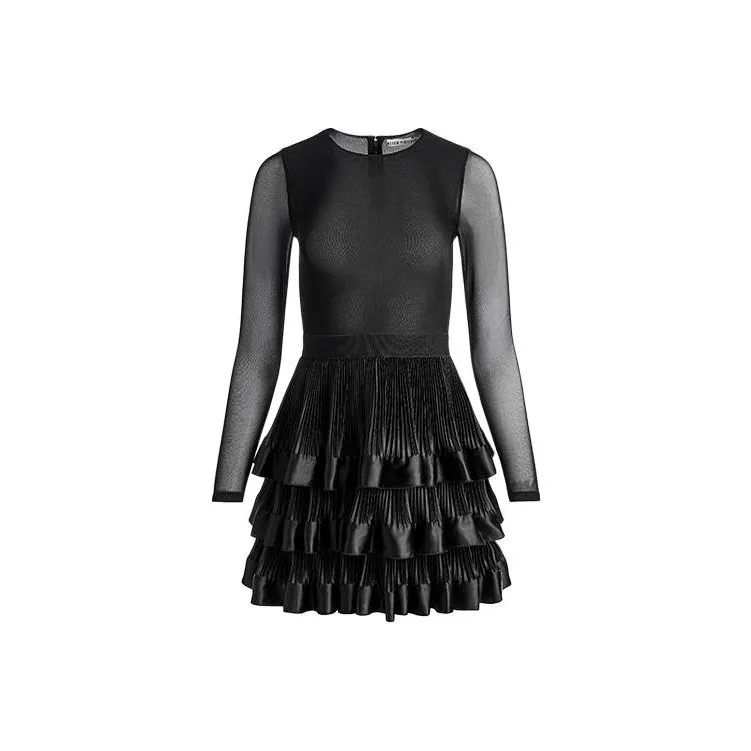 ALICE+OLIVIA Long-Sleeved Dresses Women's Black-0
