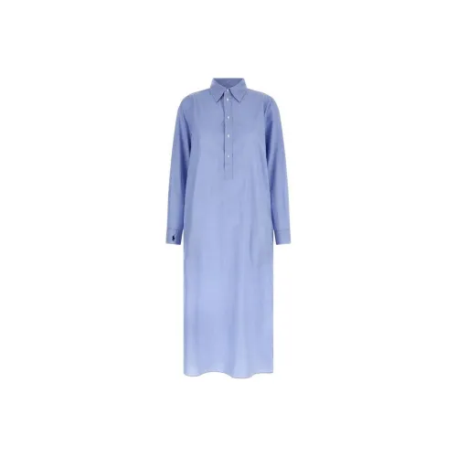 Sportscraft Crowe Polo Long Sleeved Dress Women's Blue