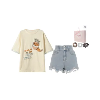 SNBL Casual Suit Women's Apricot+Blue