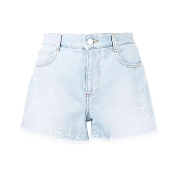 Stella McCartney Stella Logo Denim Shorts