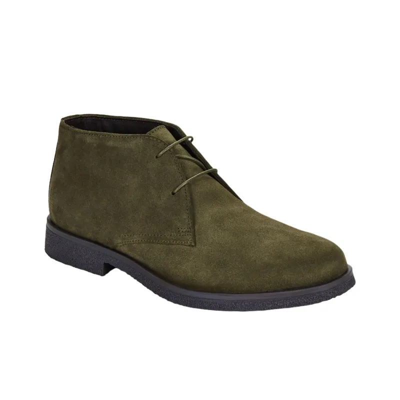 GEOX Ankle Boots Men Green-3
