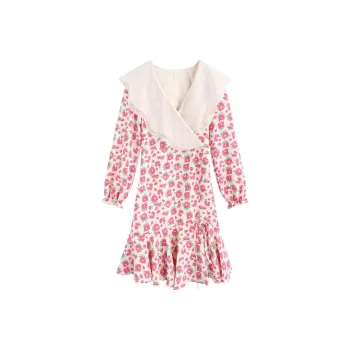 DGMZ Long Sleeved Dresses Women's Pink