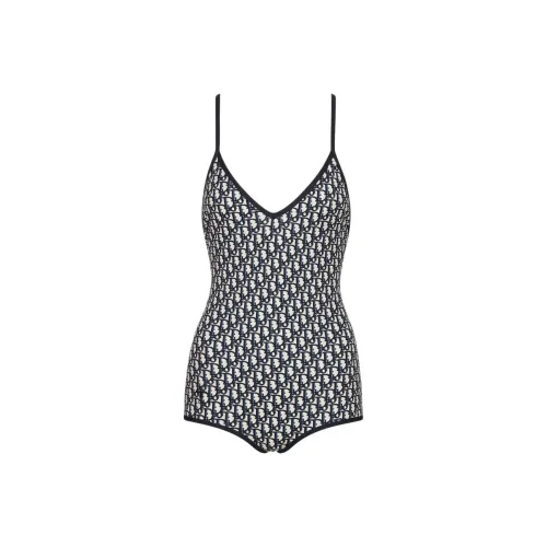 DIOR SS21 One piece Swimsuit Women's Black