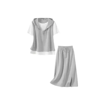 TOUCH Casual Suit Women's Upper Gray & Lower Gray