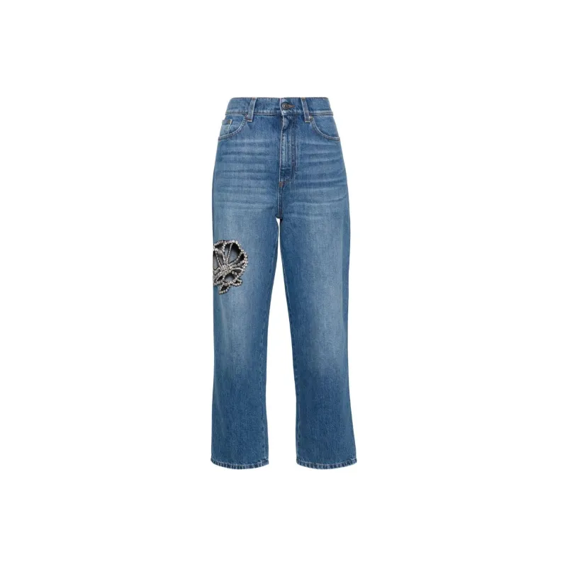 Stella McCartney Crystal embellished Jeans-0