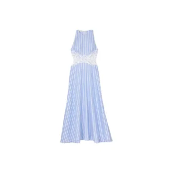 Sandro Striped Maxi Dress
