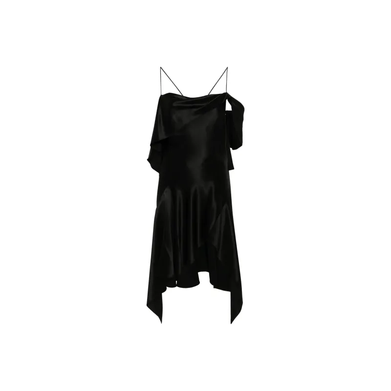 Givenchy One shoulder Silk Dress-0
