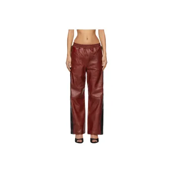 Doublet Leather Pants Women's Red