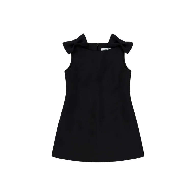KIMHEKIM SS25 Monroe Mini Dress Sleeveless Dress Women's BLACK/Black-0