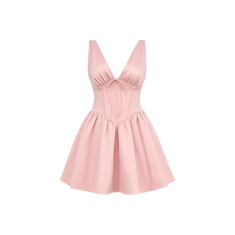 HOUSE OF CB Emmeliette Slip Dress Women's PINK/Pink-6
