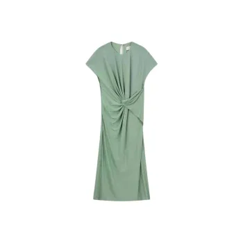 Lanvin Front Knot Midi Dress