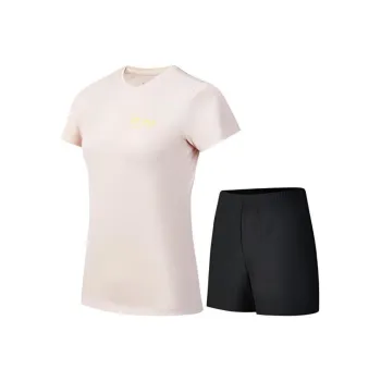 QIAODAN Casual Suit Women's Sheer Pink/Black