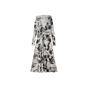 Lost In Echo Long-Sleeved Dresses Women's Light Spots In Dark Color