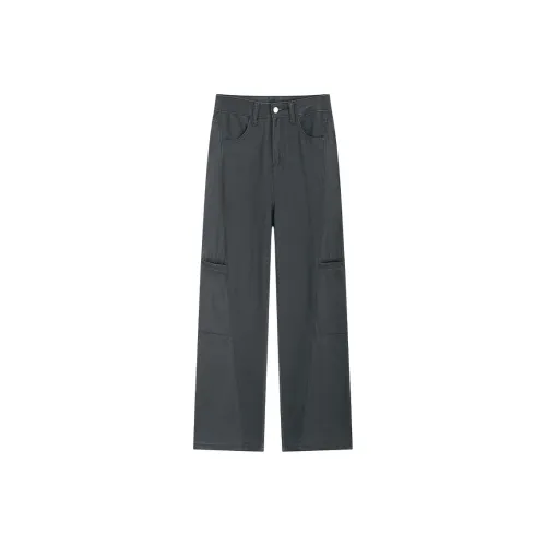 SNZX Jeans Women's Gray Pants
