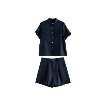 ZIMO Casual Suit Women's Navy Blue