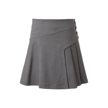 LOFT SHINE Casual Short Skirts Women's Gray
