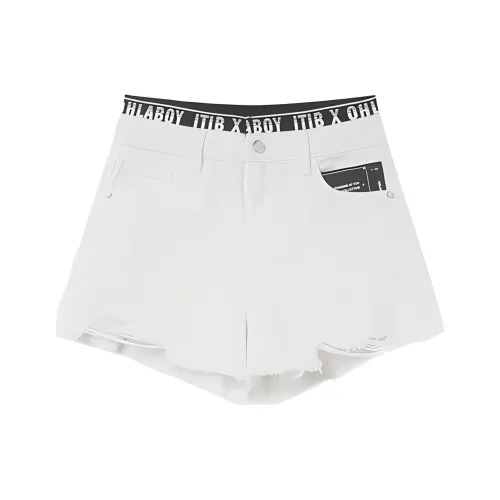 ITIB Denim Shorts Women's White