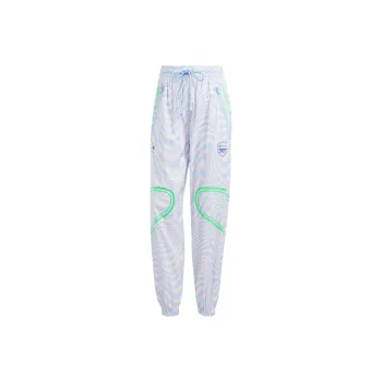 Stella Mccartney X Adidas Arsenal Sports Pants Women's Glossy Finish Blue