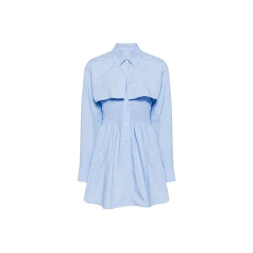 Alexander Wang Long Sleeved Dress Women's Blue