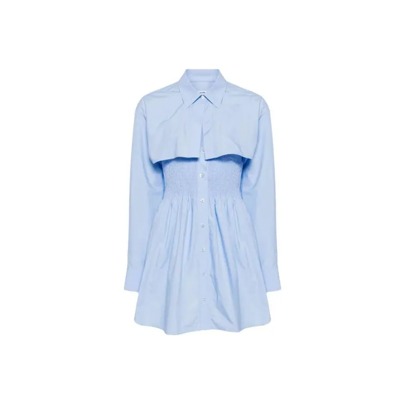 Alexander Wang Long Sleeved Dress Women's Blue-0