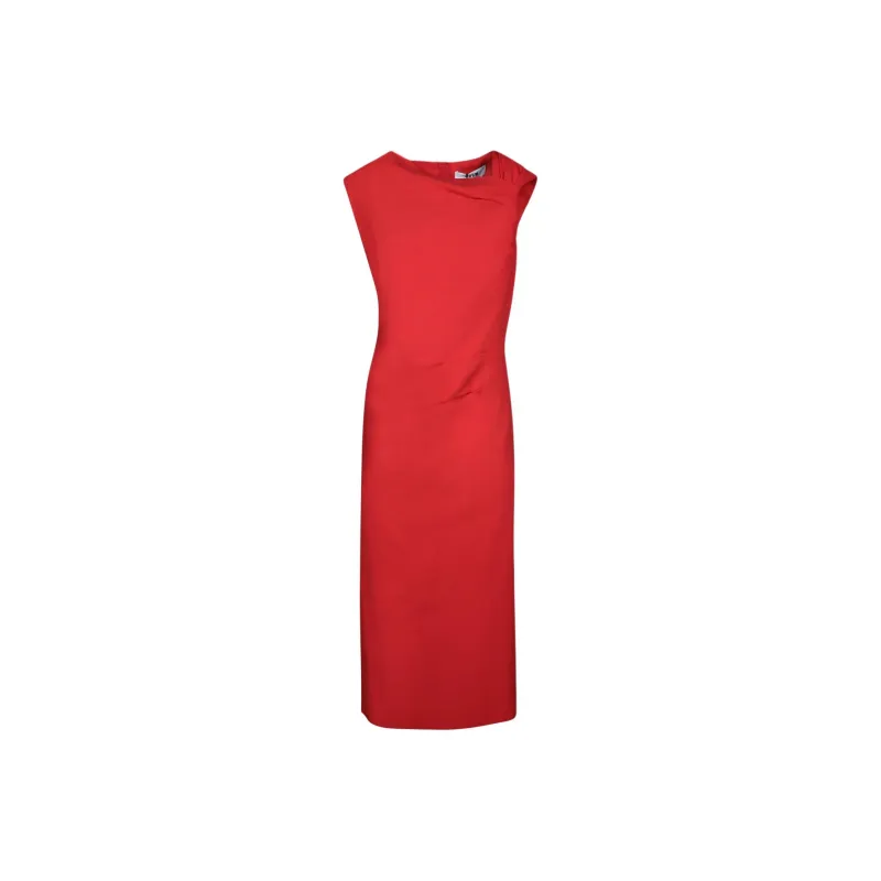 MSGM Sleeveless Dress Women's Red-0