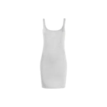 Alexander Wang Slip Dress Women's Silver Gray