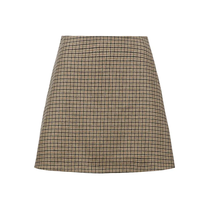 Moncler Grenoble Checkered Skirt-0