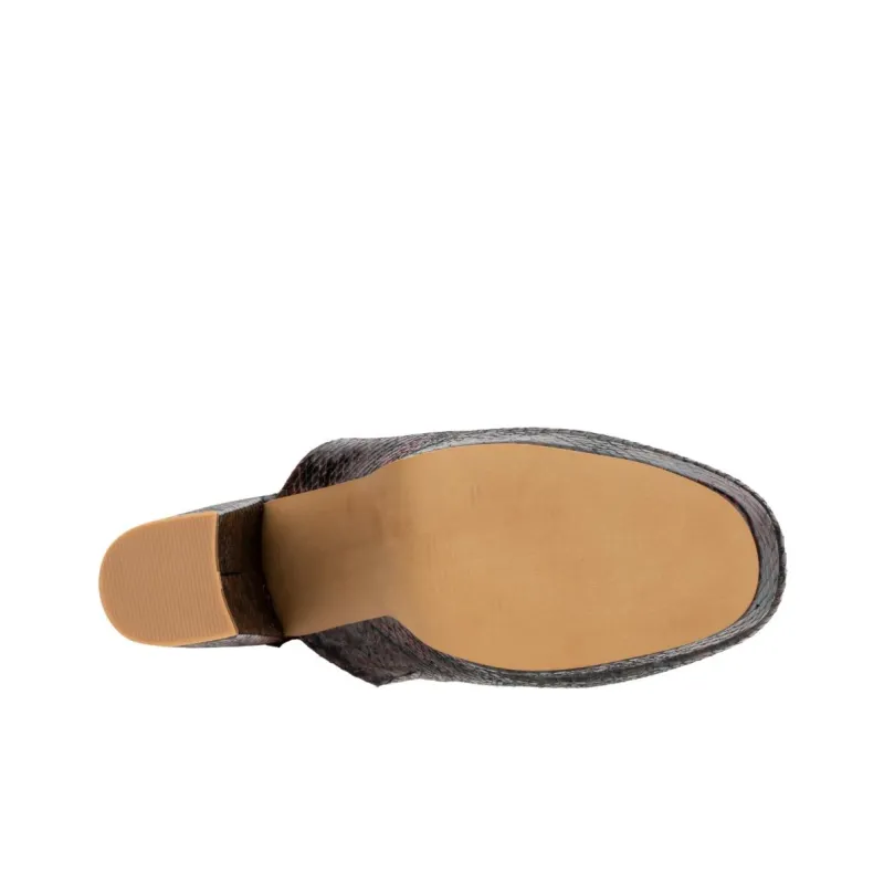 MIISTA Closed Toe Slippers 9cm Women's Brown-2