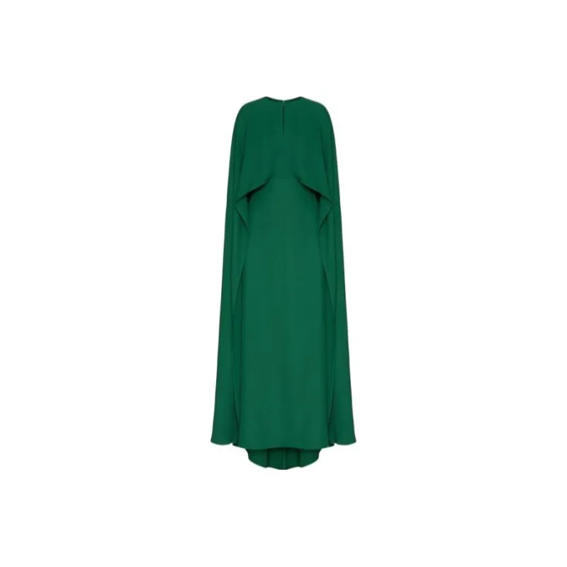 Valentino SS24 Long Sleeved Dress Women's Green-0