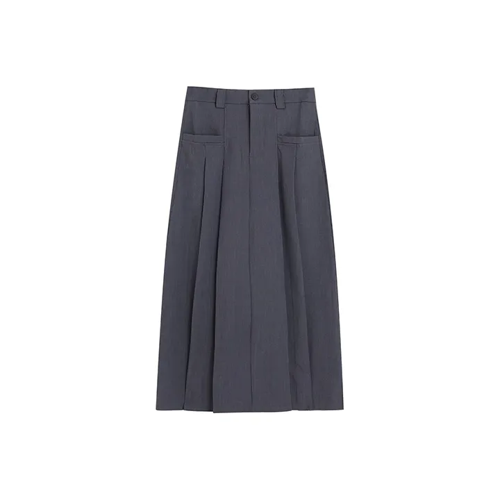 ZVJH Casual Long Skirts Women's-3