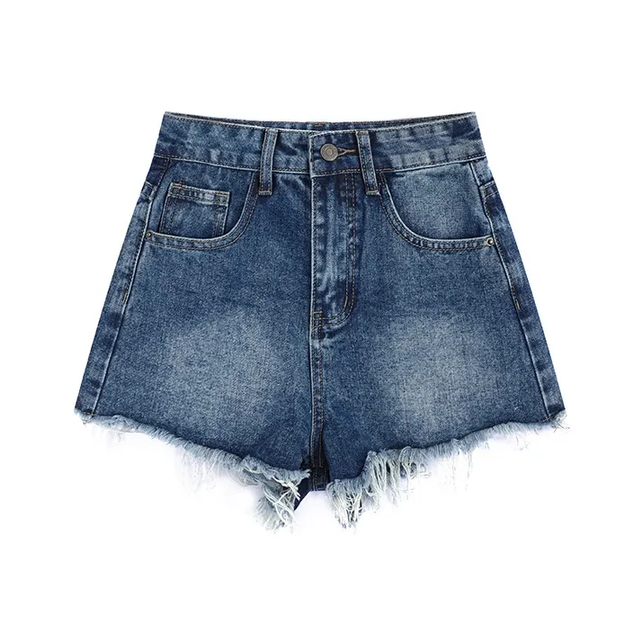 MINCOCROSEPEPPAR Denim Shorts Women's Dark Blue-0