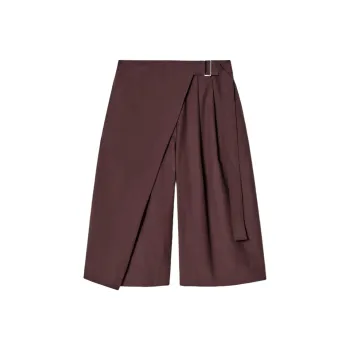 COS Casual Shorts Women's Burgundy