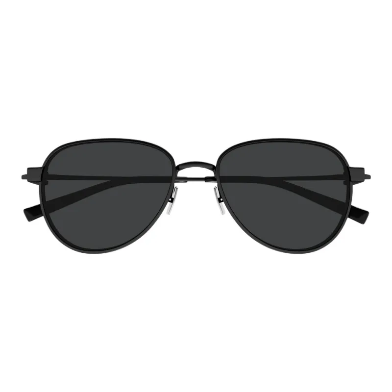 SAINT LAURENT Oval Sunglasses Men's Black-1