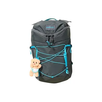 BODACHEL Polyamide Backpack Unisex Brown Wild Green/Elephant Gray