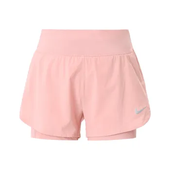 Nike Eclipse 2 in 1 Running Training Sports Woven Shorts Pink