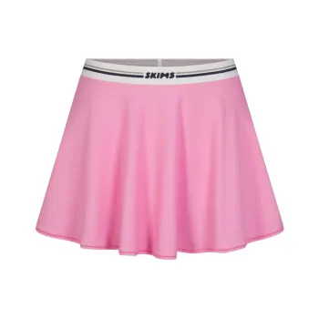 SKIMS FITS EVERYBODY LOGO SKORT Casual Short Skirts Women's SUGAR PINK/Candy Pink