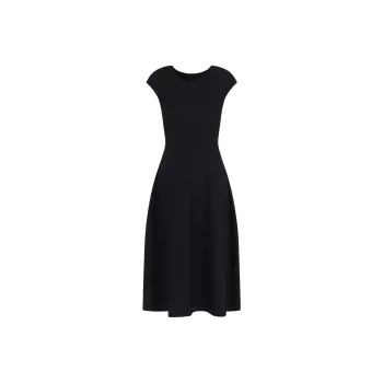 ARMANI EXCHANGE Ribbed Cap sleeve Dress