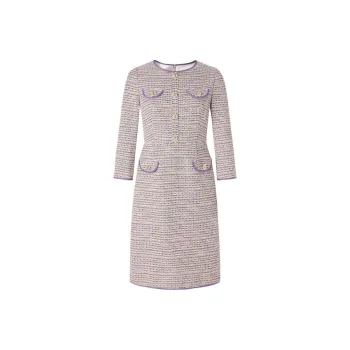 JZ. ANNAKRO Long-Sleeved Dresses Women's Blossom Pink Red