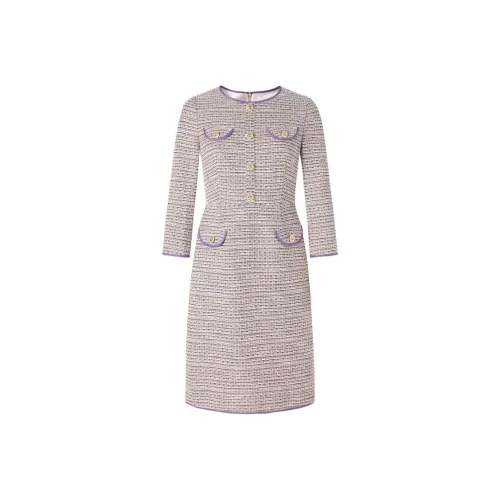 JZ. ANNAKRO Long Sleeved Dresses Women's Blossom Pink Red