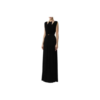 Elisabetta Franchi Belted Lurex Gown