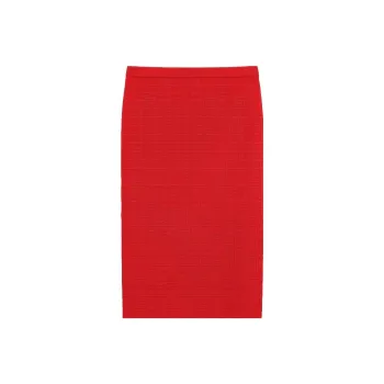 GIVENCHY SS23 Casual Long Skirts Women's Red