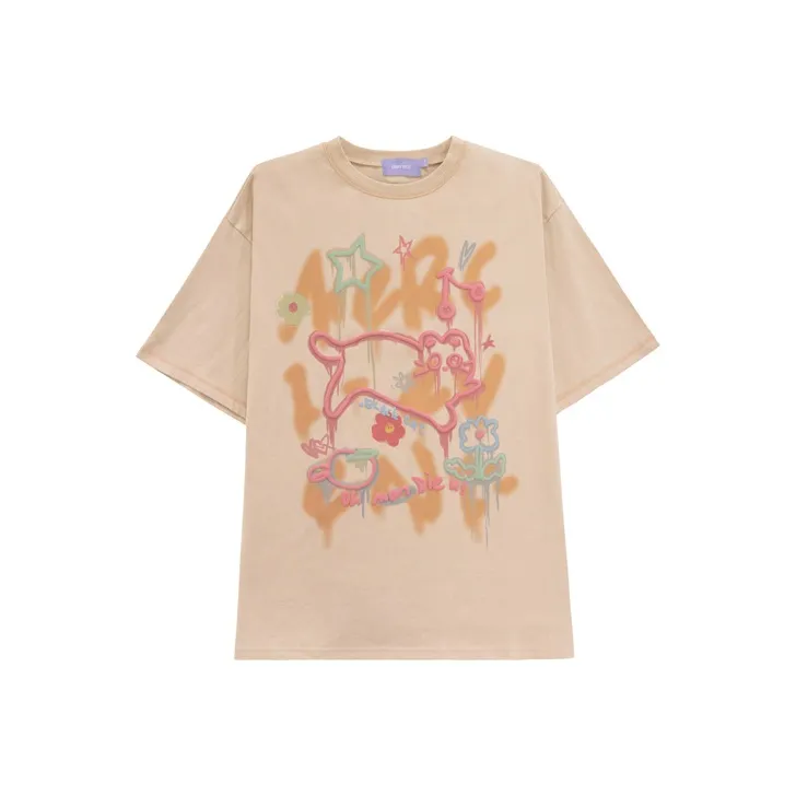 UNIFREE X Painted Jiao Tai Wolf Co branded Model T Shirt Unisex-4