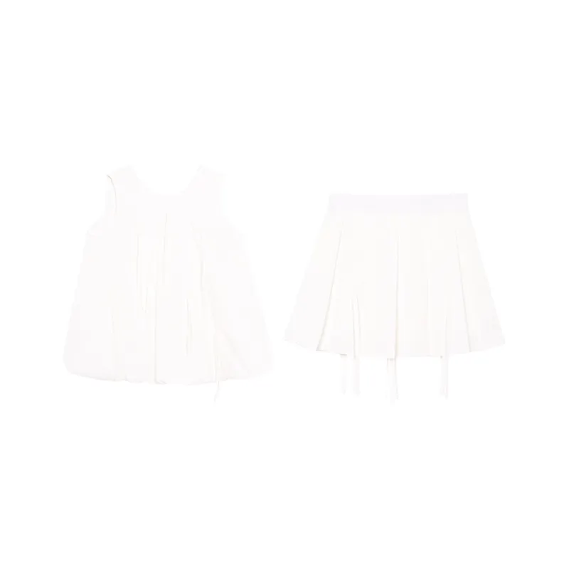 WOWI Two Piece Skirt Sets Women's-0