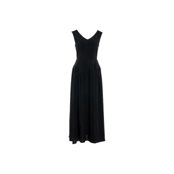 BESIONIA SS24 Sleeveless Dress Women's Black