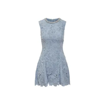 Self portrait Flower Lace Mini Dress