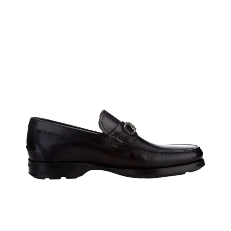 Ferragamo Loafers Men Black-1