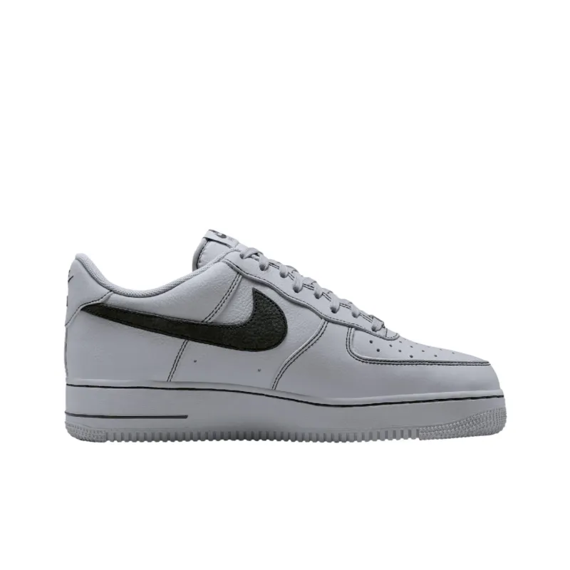 Nike Air Force 1 Anti Slip Wear Resistant Low Top Skateboard Shoes Men's Gray-1