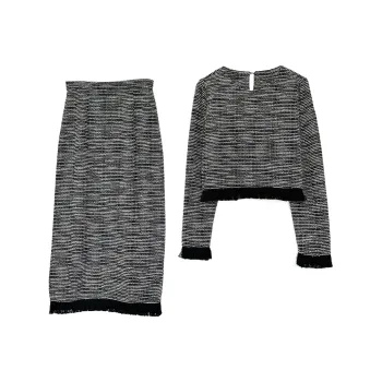 Icicofficial Two Piece Skirt Sets Women's
