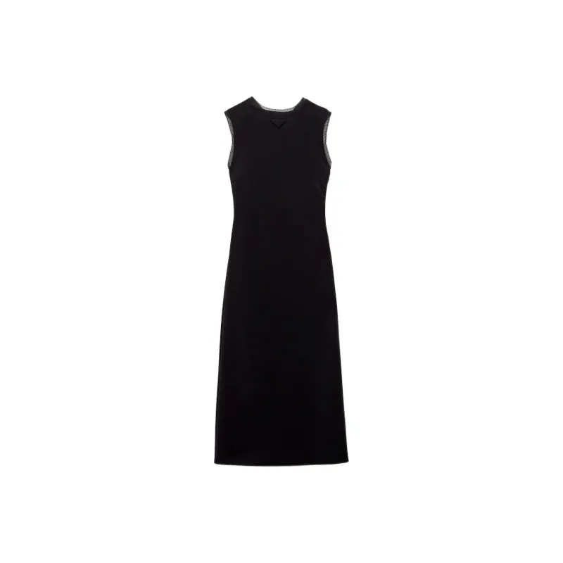 PRADA Sleeveless Dress Women's Black-0