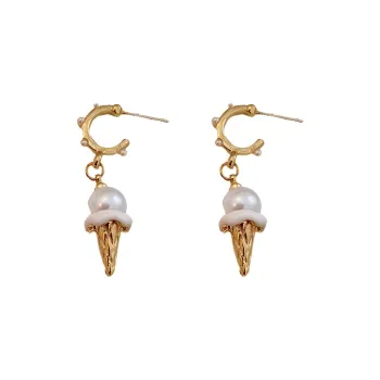 QIANFANGDAHUANGYE Alloy Earrings Women's